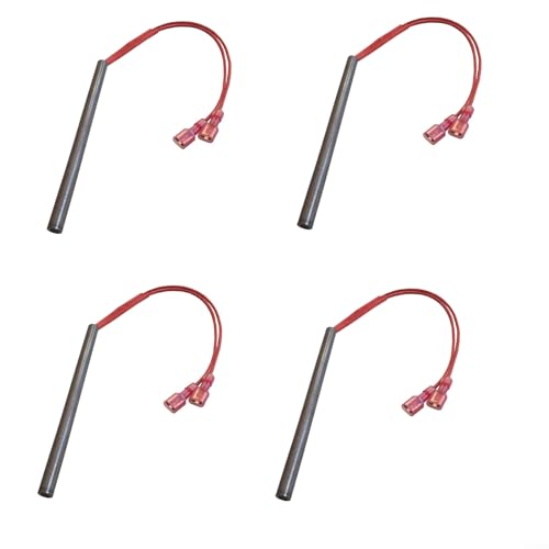 LVYXON Ersatz Hot Rod Zünder Set,9,5 x 150 mm, Heizstab, kompatibel mit Nemaxx Pelletöfen P6, P9, P12, 230 V, 300 W,(4 PCS) von LVYXON