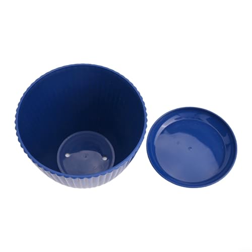 LVYXON Funktionale 15,2 cm große Blumentöpfe mit beweglichen Tabletts, perfekte Ergänzung für Ihre Pflanzensammlung im Innen- oder Außenbereich (深海Black) von LVYXON