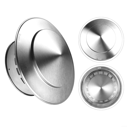 LVYXON Kaminabdeckung, Rauchrohr Abdeckkappe Entlüftungsdeckel,Ablufthaube Abluftrohr,Vogelschutzhaube Für Schornsteine (110mm) von LVYXON