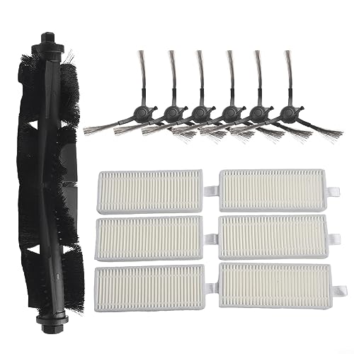 LVYXON Staubsauger-Rollen-Seitenbürstenfilter für TP-Link Tapo RV10 RV30 Staubsauger, Ersatzteile, 1 x Rollenbürste, 6 x Seitenbürste, 6 x Filter, von LVYXON