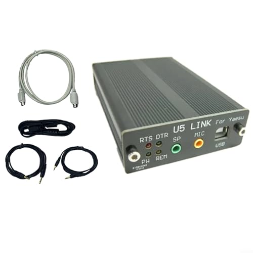 LVYXON U5LINK Radio Connector Linker Adapter mit USB Datenkabel und Audio Isolation für YAESU FT-817ND FT-857D FT-897D und kompatibel für ICOM IC-2710 2720 2820 703 706 7000 für Kenwood TM-V71 TS-480 von LVYXON