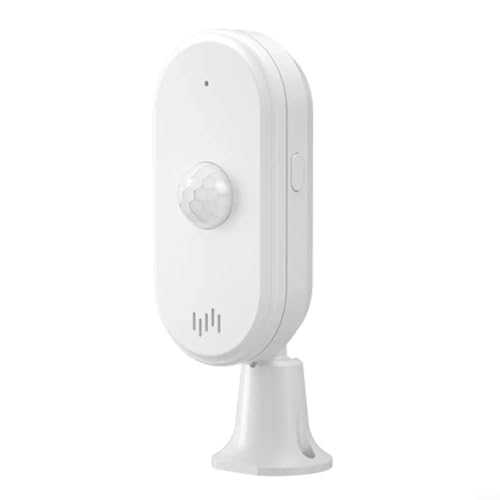 LVYXON WiFi & Bluetooth-kompatibelPIR Bewegungsmelder mit 80dB Alarm & Licht, 360° einstellbarer Winkel, Fernbedienung, 4 Modi für Home Security System von LVYXON