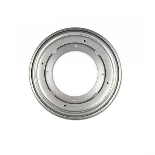 Lazy Susan Drehplatte aus verzinktem Stahl, 35 cm, für reibungslose Rotation und einfachen Zugang zu Lebensmitteln (22,9 cm) von LVYXON