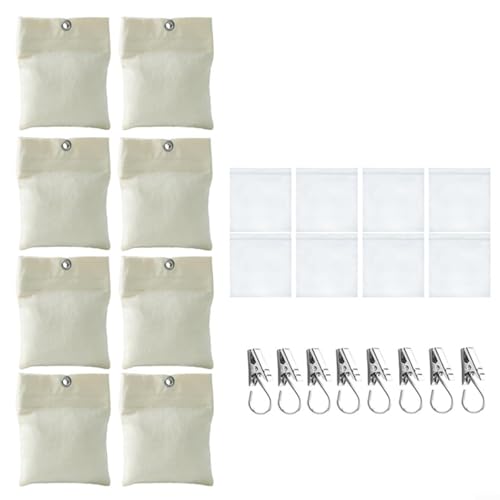Leinen-Vorhanggewichtssäcke, Outdoor-Vorhanggewichte, Gartenvorhang-Gewichtssäcke, 8 Stück, Segeltuchgewichte von 425 g, Sandsackhalter mit Clips für windige Bedingungen Leinen-Vorhanggewichtssäcke, Outdoor-Vorhanggewichte, Gartenvorhang-Gewichtssäcke, 8 Stück, Segeltuchgewichte von 425 g, Sandsackhalter mit Clips für windige Bedingungen von LVYXON
