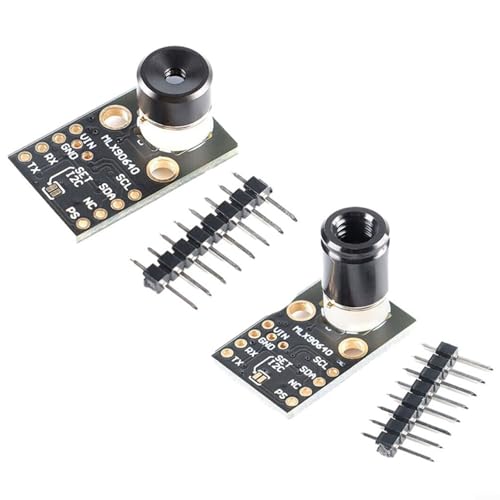 MLX90640BA Infrarot-Wärmebildkamera-Modul, 32 x 24 Auflösung, Temperatursensor-Array mit I2C-Schnittstelle für Arduino für Raspberry Pi menschliche Erkennung, 7 m Reichweite (MLX90640BAA) von LVYXON