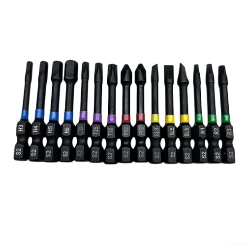 Magnetisches Schraubendreher-Bit-Set, starker Magnet für Schlagschrauber und Möbelmontage, 15-teilig Magnetisches Schraubendreher-Bit-Set, starker Magnet für Schlagschrauber und Möbelmontage, 15-teilig von LVYXON