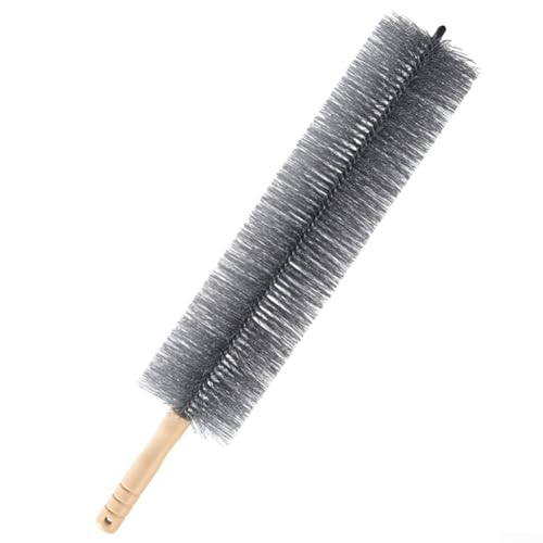 Manövrieren Sie einfach um Möbel mit diesem flexiblen Staubwedel für den täglichen Gebrauch zu Hause (48 cm grau) von LVYXON