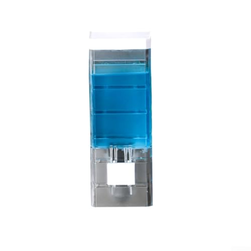 Manueller Seifenspender zur Wandmontage, 250 ml, transparent, für Badezimmer, Küche, geeignet für Seife, Shampoo, Duschgel von LVYXON