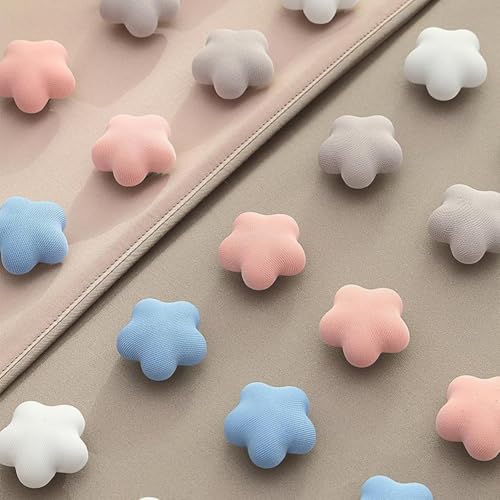 Matratzenclip-Halter, 16 x Bettdecken-Verschlüsse mit leicht zu lösendem Magnetstift für sicheres Bettzeug (Rosa) von LVYXON