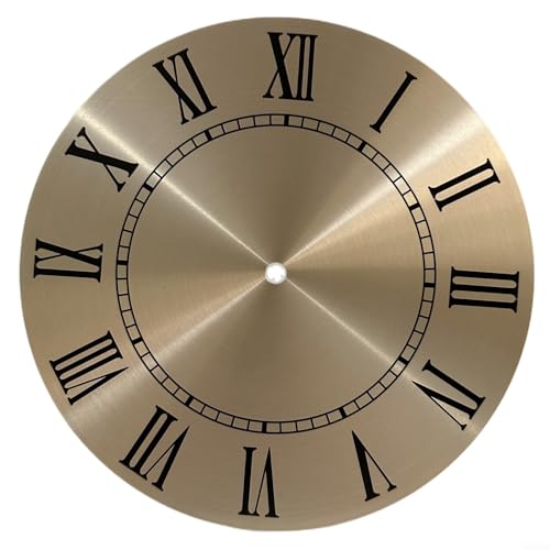 Metall-Wanduhr Zifferblatt Ersatz 9 5 Zoll Design mit römischen Ziffern für DIY-Projekte von LVYXON