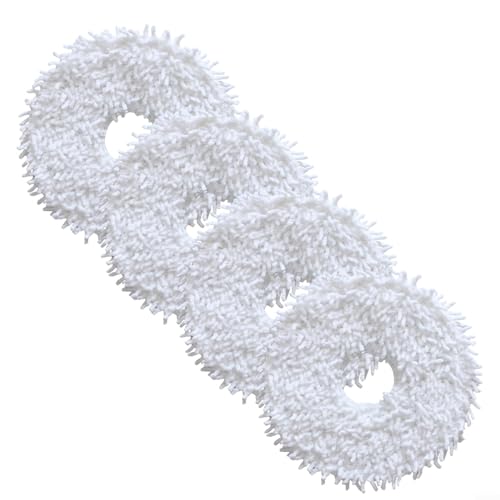 Mikrofaser-Wischmopp-Pads Ersatz für Eureka J15 Pro für Ultra-Staubsauger, einfache Installation, Bodenreinigungszubehör, waschbares Wischtuch-Set (4 Stück/10 Stück) (4 Stück) von LVYXON