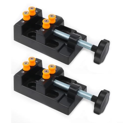 Mini-Tischklemmen, Mehrzweck-Tischklemmen-Set für Schmuck, Uhren, Reparatur, Modellbau, Handwerk, mit ABS-Konstruktion, rutschfestes Design, 5–50 mm Mini-Tischklemmen, Mehrzweck-Tischklemmen-Set für Schmuck, Uhren, Reparatur, Modellbau, Handwerk, mit ABS-Konstruktion, rutschfestes Design, 5–50 mm von LVYXON