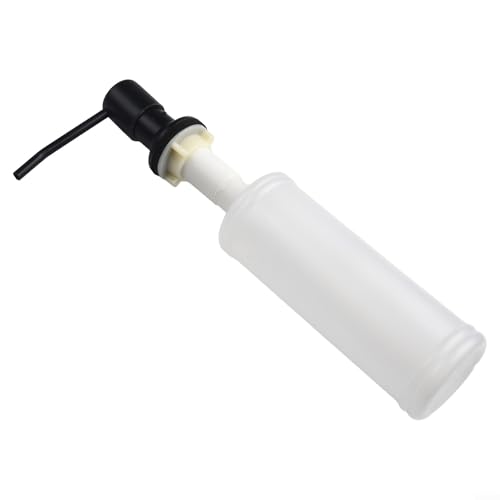 Moderner Seifenspender für die Küchenspüle, einfach zu bedienende Lotion-Aufbewahrungsflasche, 350 ml (schwarz) von LVYXON