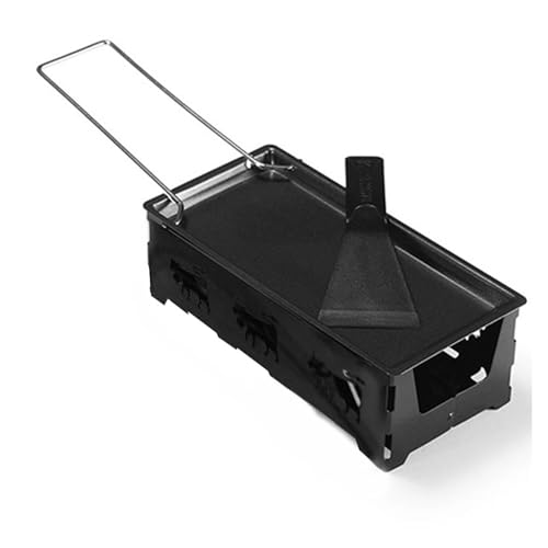 Müheloses Käseschmelzen mit tragbarem Kerzen-Raclette-Set für jederzeitigen Genuss (A) von LVYXON