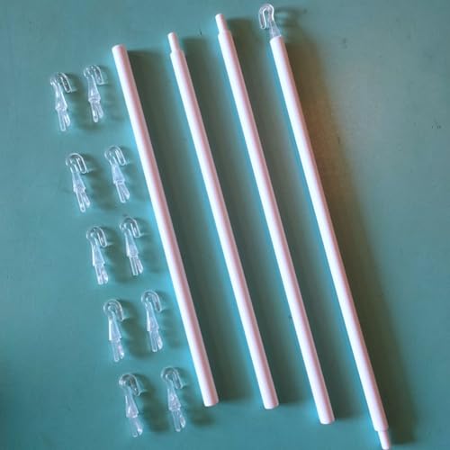 PP Turnbar Set 117CM Jalousien Zugstange 46 Zoll Ausziehbarer Fensteröffner mit 10 Haken Mehrstufiges Verriegelungssystem PP Turnbar Set 117CM Jalousien Zugstange 46 Zoll Ausziehbarer Fensteröffner mit 10 Haken Mehrstufiges Verriegelungssystem von LVYXON
