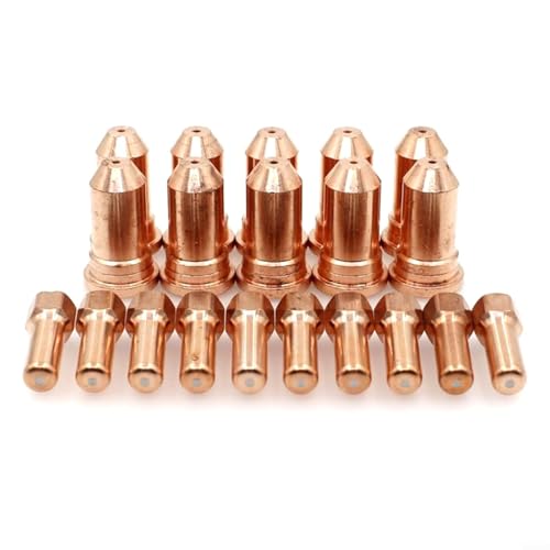 Plasmaschneidbrenner-Ersatzteile, Plasmaschneider-Verbrauchsmaterialien-Set, 20 Stück, 1,4 mm, Elektroden-Düsenspitzen für PT100 IPT-100 Brenner-Schweißgeräte, Ersatzteile Plasmaschneidbrenner-Ersatzteile, Plasmaschneider-Verbrauchsmaterialien-Set, 20 Stück, 1,4 mm, Elektroden-Düsenspitzen für PT100 IPT-100 Brenner-Schweißgeräte, Ersatzteile von LVYXON