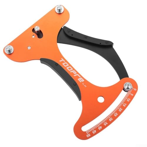 Praktisches Fahrrad Speichenspannungsmesser Werkzeug für Rennrad und Mountainbike (Orange) von LVYXON