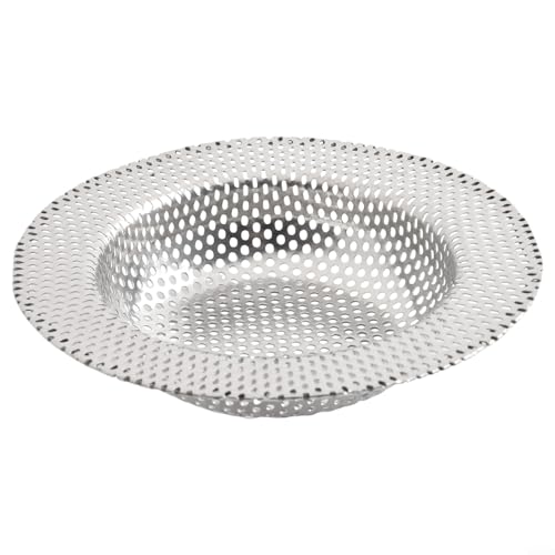Premium Edelstahl-Haarfalle für Bad und Küchenspülen, einfache und dennoch effektive Abflusslösung (11,3 cm) von LVYXON