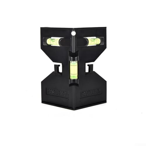 Profi-Winkelmessgerät mit 3 Wasserwaagen für alle Ihre Messbedürfnisse (schwarz) von LVYXON