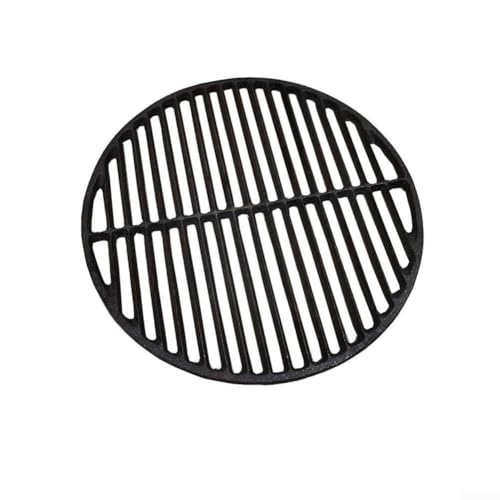 Runder Gusseisen-Grillrost für Holzkohle- und Gasgrills, mit mehreren Größen und einfacher InstFor Allation für Outdoor-Kochbedürfnisse (30 cm Gitter) von LVYXON