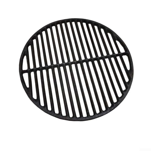 Runder Gusseisen-Grillrost für Holzkohle- und Gasgrills, mit mehreren Größen und einfacher InstFor Allation für Outdoor-Kochbedürfnisse (37 cm Gitter) von LVYXON