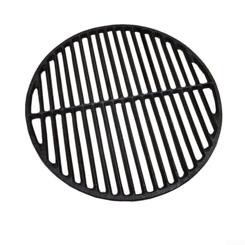 Runder Gusseisen-Grillrost für Holzkohle- und Gasgrills, mit mehreren Größen und einfacher InstFor Allation für Outdoor-Kochbedürfnisse (38 cm Gitter) von LVYXON