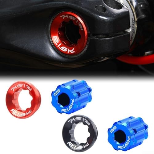 Schwerlast-Kurbelbefestigungsschraube, M20 x 8 mm, für HollowTech II Kurbelgarnituren (rot + Werkzeug) von LVYXON