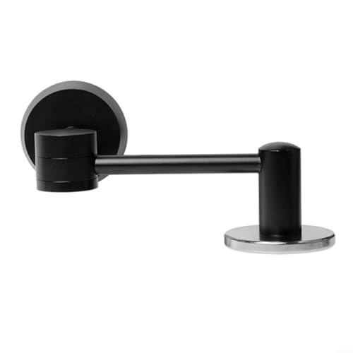 Sekundäres Wasserverteilungsnetz aus Edelstahl mit magnetischer Halterung für italienische Kaffeemaschine, leicht zu reinigender Brühkopf-Zubehör in Silber und Schwarz (schwarz) von LVYXON