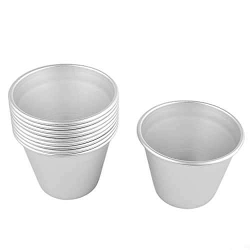 Set mit 10 Formen aus Aluminium für Pudding und Kuchenbacken, unverzichtbar für leckere Leckereien Set mit 10 Formen aus Aluminium für Pudding und Kuchenbacken, unverzichtbar für leckere Leckereien von LVYXON