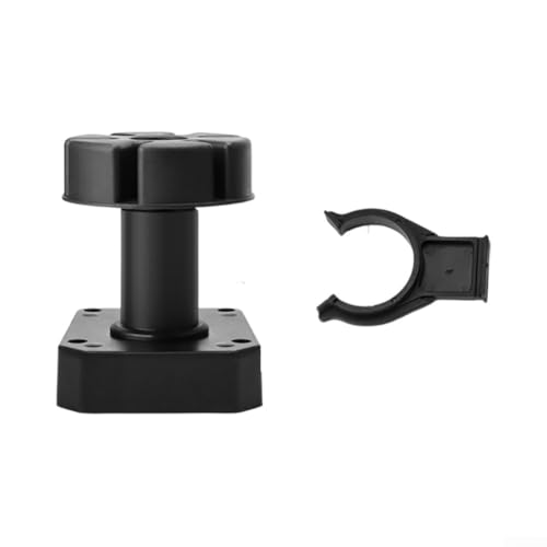 Set mit 4 verstellbaren Schrankbeinen, passend für Betten, Sofas, Couchtische und mehr mit Leichtigkeit (10,5 cm Durchmesser) von LVYXON