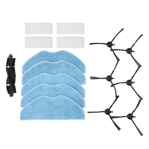 Side Brushe Filter Mop Tuch Hauptbürsten Zubehör Set für Tefal Serie 75 S+ Roboter Staubsauger Teile Set für Boden und Teppich Wartung von LVYXON