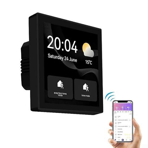 Smart Home Control Panel, Smart Home Control Panel für Smart Temperature Funktion, Smart Lights Control Panel, HD Touch LCD Central Control Panel, Kompatibel mit Alexa & Google Home Smart Home Control Panel, Smart Home Control Panel für Smart Temperature Funktion, Smart Lights Control Panel, HD Touch LCD Central Control Panel, Kompatibel mit Alexa & Google Home von LVYXON