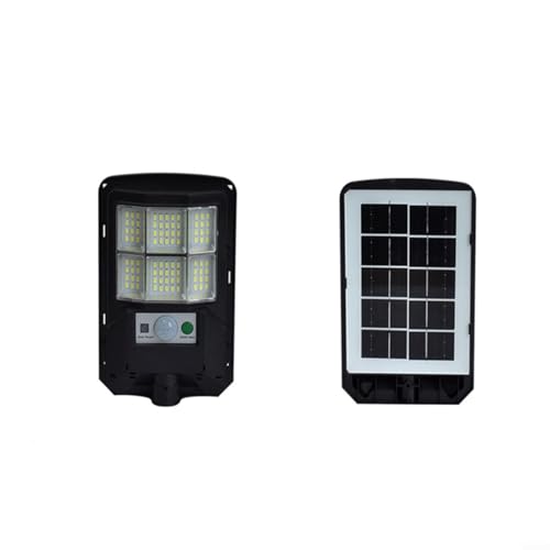 Solarbetriebene LED-Außenleuchte mit Bewegungsmelder, wasserdichte Gartenwandleuchte für Terrasse, Weg, Camping und Sicherheitsbeleuchtung – Schwarz, 88/176/264 LED-Optionen (201 mm) von LVYXON
