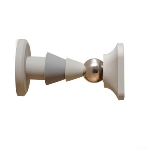 Starker magnetischer Silikon-Türstopper mit Boden-Saugnapf, Anti-Kollisionsfunktion, rutschfestes und verschleißfestes Material, einfach zu befestigen ohne Nägel oder Bohren (grau) von LVYXON