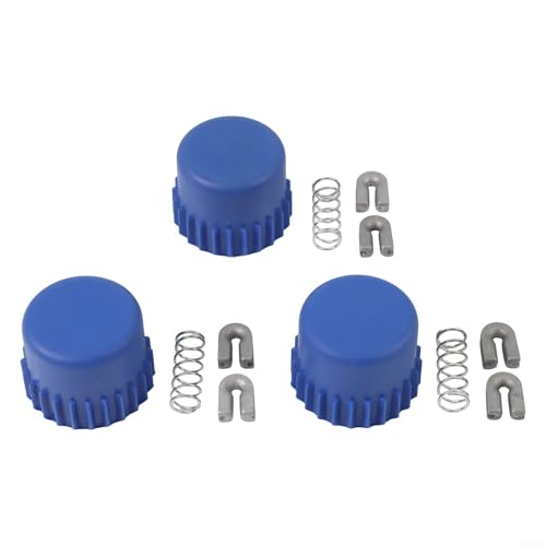 T35 Trimmerkopf Umbau-Kit 3-teiliges Set mit Federn und Ösen für Modelle 123L 224L 210 Ersatzteile 537185801 537186001 kompatibel mit mehreren Marken von LVYXON