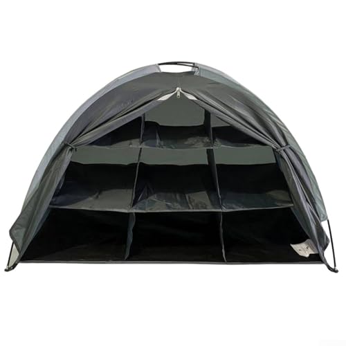 The Solution for Organizing Gear 9 Shelf Collapsible Shoe Storage Unit for RVs (brown) von LVYXON