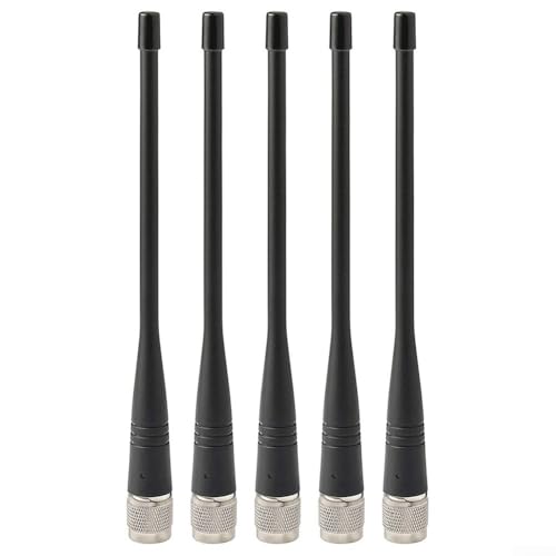 UHF-Radio-Antenne für GPS-Vermessung, GNSS-Systeme mit TNC-Stecker, 400, 470 MHz, Frequenzbereich, 3dBi Verstärkung, stabiles Signal, 5 Stück UHF-Radio-Antenne für GPS-Vermessung, GNSS-Systeme mit TNC-Stecker, 400, 470 MHz, Frequenzbereich, 3dBi Verstärkung, stabiles Signal, 5 Stück von LVYXON