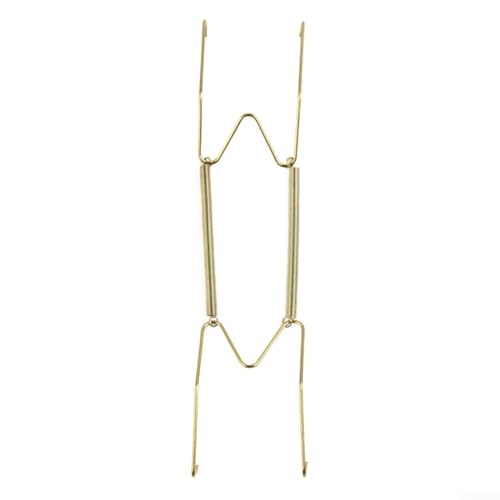 Unsichtbare Geschirraufhänger mit verstellbaren Haken, perfekt für runde und quadratische Teller (25,4 cm) von LVYXON