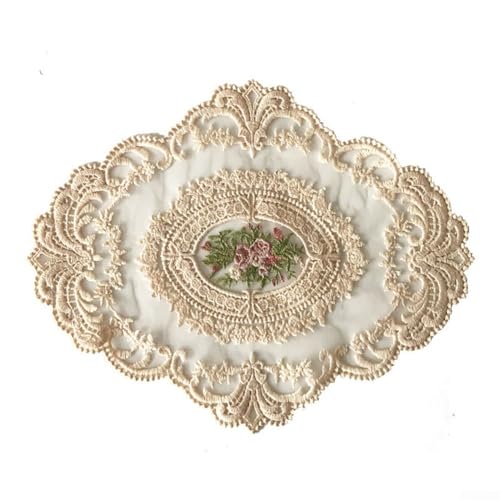 Vintage Spitze Tischdecke Baumwolle Deckchen zur Verbesserung jedes kulinarischen Erlebnisses (A) von LVYXON