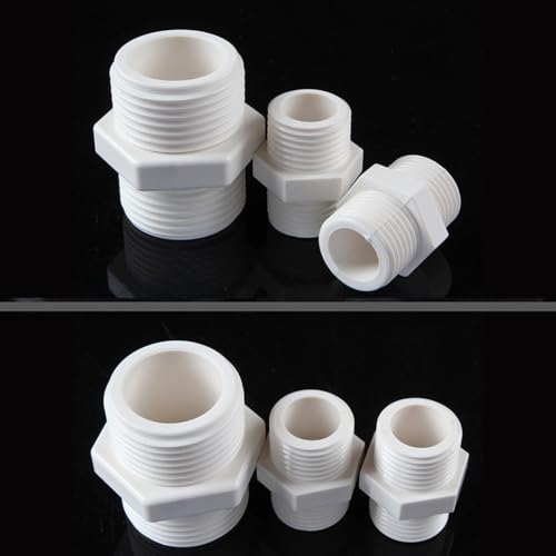 Wasserfüllschlauchverbinder für Geschirrspüler und Waschmaschinen, zuverlässige Kunststoffarmaturen (25 mm (G3/4)) von LVYXON