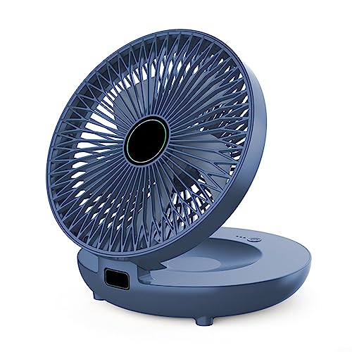 all-mounted Desktop Fan, Wireless USB Charging Fan With Hanger, Household Dual-use Kitchen Fan,3 Speeds,Silent Powerful Electric Fan Cooling Quiet for Home,Bedroom, Office, Travel von LVYXON