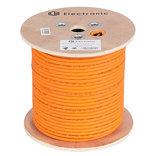 LW Electronic Verlegekabel Cat7A LAN Kabel 100m Gigabit Halogenfrei POE BauPVO Netzwerkkabel S/FTP PIMF 1200 MHz Kupfer AWG23 LSZH Installationskabel Datenkabel Orange LW Electronic Verlegekabel Cat7A LAN Kabel 100m Gigabit Halogenfrei POE BauPVO Netzwerkkabel S/FTP PIMF 1200 MHz Kupfer AWG23 LSZH Installationskabel Datenkabel Orange von LW Electronic