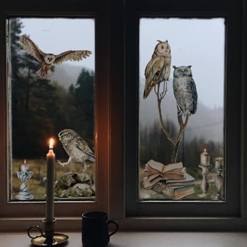 Fensterfolie Blickdicht 30X90Cm Eule Folie Fenster Sichtschutz,Sichtschutz Selbsthaftend,Sichtschutzfolie Fenster Innen,Anti-Uv Fensterfolie Blickdicht 30X90Cm Eule Folie Fenster Sichtschutz,Sichtschutz Selbsthaftend,Sichtschutzfolie Fenster Innen,Anti-Uv von LWLFC