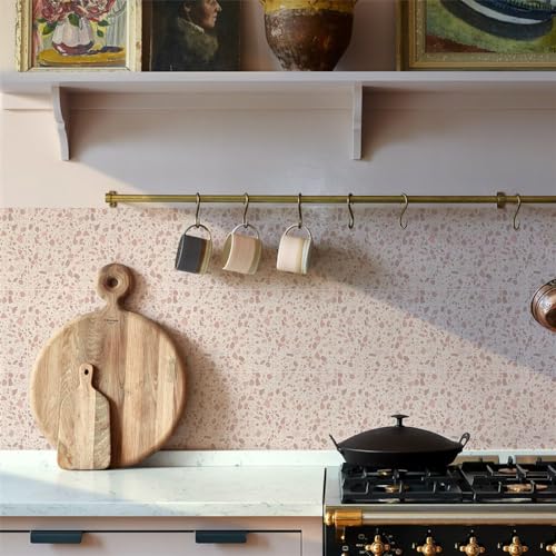 Fliesenaufkleber Bad 20x20cm Rosa Terrazzo Klebefliesen Küchenrückwand Folie Selbstklebende Fliesen Fliesenaufkleber Küche Badezimmer Fliesenfolie Vinyl Selbstklebend Wasserdicht Fliesenaufkleber Bad 20x20cm Rosa Terrazzo Klebefliesen Küchenrückwand Folie Selbstklebende Fliesen Fliesenaufkleber Küche Badezimmer Fliesenfolie Vinyl Selbstklebend Wasserdicht von LWLFC