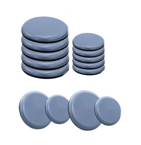 Möbelgleiter, 16 Stück PTFE Selbstklebende Möbelschieber, Möbel Bewegen Pads zum Bewegen Schwerer Möbel (Runden, 25mm、50mm) von LWMLWM