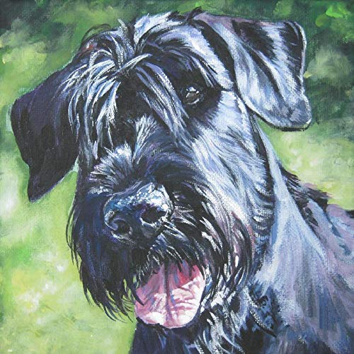 LWOHDKHK Diamant Painting Kinder 5D Diamond Painting Kits, Schnauzer Schwarzer Hund DIY Malen Nach Zahlen Erwachsene Diamant Malerei Geburtstagsgeschenke von LWOHDKHK