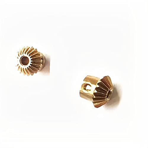 Gehrungsgetriebe 2pcs 1: 1 Kegelrad 0,5 Modul 20 Zähne Innenloch 3 mm, 0,5 m 20 t Messing Zahnradstahlgetriebe, 90 ° Commutation Stahl Zahnradschraube Ritzel mechanisch ( Size : 0.5m20t brass gear ) von LWOMAN