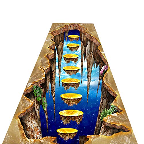 Flur Läufer Teppich 3D Kreativität Aufregend Langen Teppichläufer rutschfest Kann Frei Geschnitten Werden Bodenmatte Für Treppen Korridor Wohnzimmer,Waschmaschinenfest,3,60x500cm Flur Läufer Teppich 3D Kreativität Aufregend Langen Teppichläufer rutschfest Kann Frei Geschnitten Werden Bodenmatte Für Treppen Korridor Wohnzimmer,Waschmaschinenfest,3,60x500cm von LWPCP