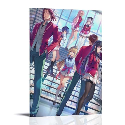 LWSCYMX Classroom of The Elite, klassisches Anime, wundervolles Anime-Poster, Wandkunst, dekoratives Gemälde, Schlafzimmer, Gemälde, Poster, 40 x 60 cm, Rahmenstil LWSCYMX Classroom of The Elite, klassisches Anime, wundervolles Anime-Poster, Wandkunst, dekoratives Gemälde, Schlafzimmer, Gemälde, Poster, 40 x 60 cm, Rahmenstil von LWSCYMX