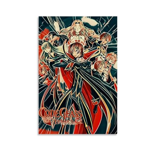 LWSCYMX Code Geass Kunstdruck auf Leinwand, klassisches Anime, wundervolles Anime, Wandkunst, dekoratives Gemälde, Schlafzimmer, 60 x 90 cm, ungerahmter Stil LWSCYMX Code Geass Kunstdruck auf Leinwand, klassisches Anime, wundervolles Anime, Wandkunst, dekoratives Gemälde, Schlafzimmer, 60 x 90 cm, ungerahmter Stil von LWSCYMX